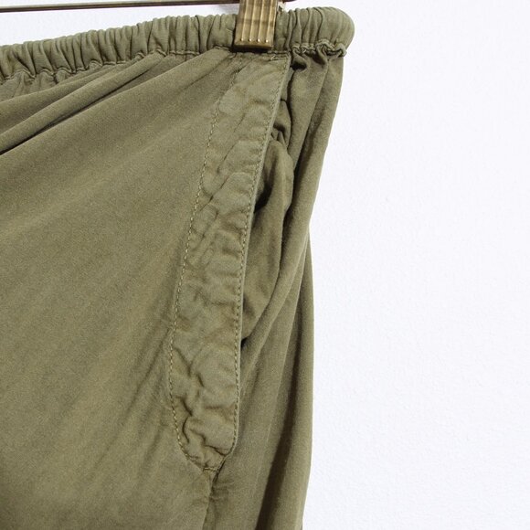 Free People Picture Perfect Parachute Skirt Avocado Tree Green Cotton Size Small - Picture 8 of 14